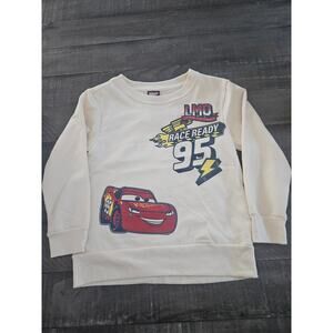 Disney's Cars Lightning McQueen 95 Toddler Youth Crewneck Fleece Sweatshirt NWT